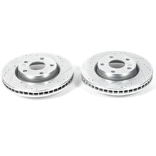 Load image into Gallery viewer, Power Stop 08-09 Pontiac G8 Front Evolution Drilled &amp; Slotted Rotors - Pair
