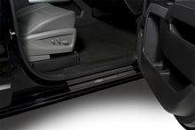 Load image into Gallery viewer, Putco 14-18 Chevy Silv LD - Crew Cab w/ CHEVROLET Etching (8pcs) Black Platinum Door Sills
