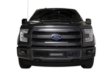 Load image into Gallery viewer, Putco 15-17 Ford F-150 - SS Black Bar Design w/10in Luminix Light Bar Bumper Grille Inserts
