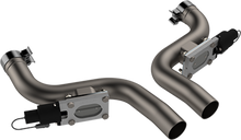 Load image into Gallery viewer, QTP 15-19 Dodge Challenger/Charger 6.2L/6.4L 304SS Aggressor Cutout Dual Mid Pipes
