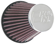 Load image into Gallery viewer, K&amp;N Universal Clamp-On Air Filter 2-1/8in Flange 3-1/2in Base 2in Top 4in Height

