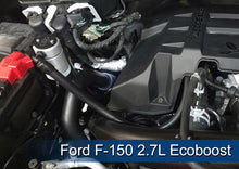 Load image into Gallery viewer, J&amp;L 2011-2023 Ford F-150 2.7L/3.5L/5.0L Passenger Side Oil Separator 3.0 - Clear Anodized
