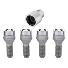 Load image into Gallery viewer, McGard Wheel Lock Bolt Set - 4pk. (Cone Seat) M12X1.25 / 19mm Hex / 25.6mm Shank Length - Chrome
