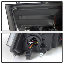 Load image into Gallery viewer, Spyder Dodge Ram 09-12 Projector Headlights Light Bar DRL Smoke PRO-YD-DR09-LBDRL-SM
