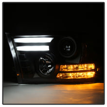 Load image into Gallery viewer, Spyder Dodge Ram 09-12 Projector Headlights Light Bar DRL Black PRO-YD-DR09-LBDRL-BK
