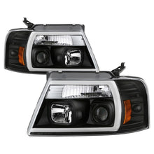 Load image into Gallery viewer, Spyder Ford F-150 04-08 High-Power LED Headlights - Black PRO-YD-FF15004PL-BK
