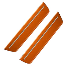 Load image into Gallery viewer, Oracle 11-14 Dodge Charger Concept Sidemarker Set (Rear Only) - Clear - Toxic Orange (PVG-QVGS)

