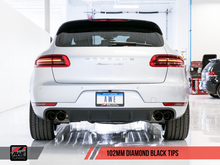 Load image into Gallery viewer, AWE Tuning Porsche Macan Touring Edition Exhaust System - Diamond Black 102mm Tips

