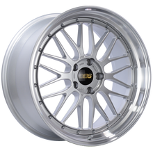 Load image into Gallery viewer, BBS LM 20x10 5x120 ET33 Diamond Silver Center Diamond Cut Lip Wheel -82mm PFS/Clip Required
