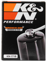 Load image into Gallery viewer, K&amp;N Harley Davidson / Buell 3in OD x 4.063in H Black Oil Filter
