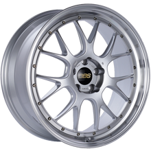Load image into Gallery viewer, BBS LM-R 21x9 5x120 ET32 Diamond Silver Center Diamond Cut Lip Wheel -82mm PFS/Clip Required
