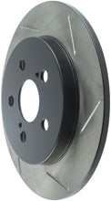 Load image into Gallery viewer, StopTech 09-11/14-15 Toyota Corolla / 10-15 Toyota Prius Rear Left Sport Slotted Rotor
