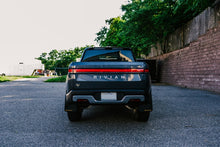 Load image into Gallery viewer, Rally Armor 2022 Rivian R1T Black UR Mud Flap w/ Tangerine Scream Logo
