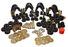 Load image into Gallery viewer, Energy Suspension 66-77 Ford Bronco 4WD (w/ 4 Deg C-Bushings) Black Hyper-Flex Master Bushing Set
