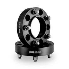 Load image into Gallery viewer, Mishimoto Borne Off-Road Wheel Spacers 5x150 110.1 38.1 M14 Black
