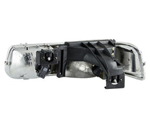 Load image into Gallery viewer, ANZO 1999-2002 Chevrolet Silverado 1500 Crystal Headlights Black
