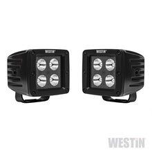 Load image into Gallery viewer, Westin LED Auxiliary Light 3.2in x 3.0in Spot w/5W Cree - Black
