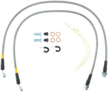 Load image into Gallery viewer, StopTech 02-05 Avalanche / 99-05 Silverado 1500 2WD/4WD Stainless Steel Front Brake Lines
