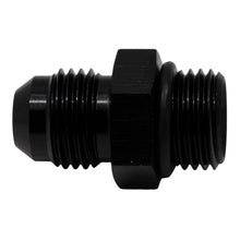 Load image into Gallery viewer, DeatschWerks 6AN ORB Male to 6AN Male Flare Adapter (Incl O-Ring) - Anodized Matte Black
