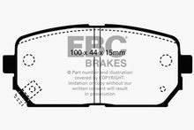 Load image into Gallery viewer, EBC 07-10 Kia Rondo 2.4 Redstuff Rear Brake Pads
