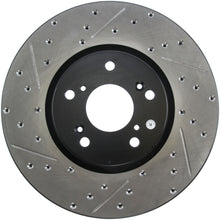 Load image into Gallery viewer, StopTech 04-08 Acura TL (Brembo Caliber) SportStop Slotted &amp; Drilled Right Front Rotor
