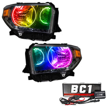 Load image into Gallery viewer, Oracle 14-17 Toyota Tundra SMD HL - Dual Halo Kit - ColorSHIFT w/ BC1 Controller
