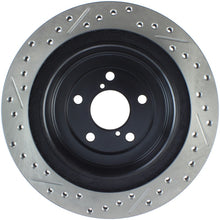 Load image into Gallery viewer, StopTech 06-07 Subaru Impreza WRX (Exc STi) Slotted &amp; Drilled Left Rear Rotor

