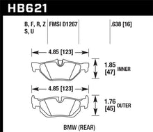 Load image into Gallery viewer, Hawk 2011 BMW 125i Rear ER-1 Brake Pads
