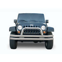 Load image into Gallery viewer, Rampage 2007-2018 Jeep Wrangler(JK) Double Tube Bumper Front - Stainless
