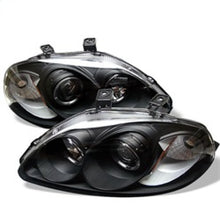 Load image into Gallery viewer, Spyder Honda Civic 96-98 Projector Headlights LED Halo Amber Reflctr Blk PRO-YD-HC96-AM-BK
