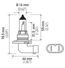 Load image into Gallery viewer, Hella Bulb 9006/HB4 12V 55W P22d T4 LONGLIFE
