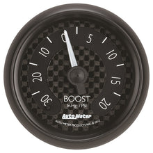 Load image into Gallery viewer, Autometer GT Series 52mm Mechanicl 30 In Hg/20 psi Vacuum/Boost Gauge
