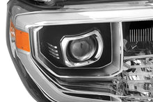 Load image into Gallery viewer, AlphaRex 14-18 Toyota Tundra PRO-Series Projector Headlights Chrome w/ Sequential Signal and DRL
