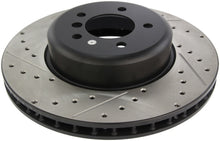 Load image into Gallery viewer, StopTech 08-09 BMW 535 Series / 04-09 545i/550i/645Ci/650i Slotted &amp; Drilled Right Front Rotor
