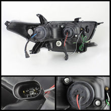 Load image into Gallery viewer, Spyder Toyota Highlander 11-13 Projector Headlights 3D DRL Blk PRO-YD-THLAN11-3DDRL-BK
