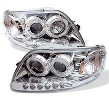 Load image into Gallery viewer, Spyder Ford F150 97-0 Projector - LED Halo Amber Reflctr LED Chome PRO-YD-FF15097-1P-AM-C
