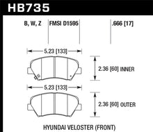 Load image into Gallery viewer, Hawk 12-15 Hyundai Veloster / 13-15 Hyundai Elantra DTC-30 Race Front Brake Pads
