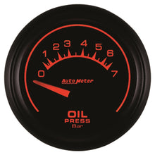 Load image into Gallery viewer, Autometer ES 52.4mm 0-7 Bar Oil Pressure SSE Gauge
