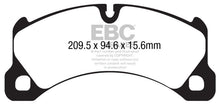 Load image into Gallery viewer, EBC 10+ Porsche Cayenne 3.6 Yellowstuff Front Brake Pads
