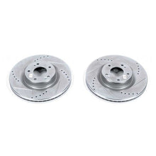 Load image into Gallery viewer, Power Stop 10-16 Hyundai Genesis Coupe Front Evolution Drilled &amp; Slotted Rotors - Pair
