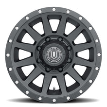 Load image into Gallery viewer, Icon Alloys Compression HD Sat Black Wheel - 18x9/8x180/12mm/5.5in BS
