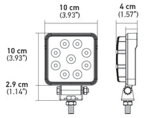 Load image into Gallery viewer, Hella ValueFit Work Light 4SQ 1.0 MV CR H+S DT
