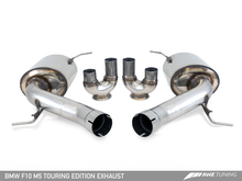 Load image into Gallery viewer, AWE Tuning BMW F10 M5 Touring Edition Axle-Back Exhaust Chrome Silver Tips
