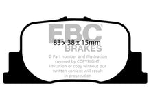 Load image into Gallery viewer, EBC 00-01 Lexus ES300 3.0 Ultimax2 Rear Brake Pads

