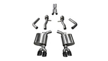 Load image into Gallery viewer, Corsa 15-17 Dodge Challenger Hellcat Dual Rear Exit Sport Exhaust w/ 3.5in Black Tips
