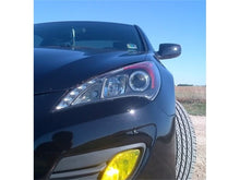 Load image into Gallery viewer, Spyder Hyundai Genesis 10-12 Projector Halogen Model- LED Halo DRL Blk PRO-YD-HYGEN09-DRL-BK
