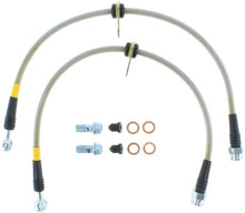 Load image into Gallery viewer, StopTech 07-09 Ford Edge / 07-09 Lincoln MKX Stainless Steel Front Brake Lines
