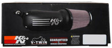 Load image into Gallery viewer, K&amp;N 17-18 Harley Davidson Touring Models Performance Air Intake System Silver
