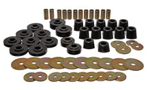 Load image into Gallery viewer, Energy Suspension 67-95 K5 Blazer/67-70 Denali XL/Suburban/Yukon XL 4WD Black Body (Cab) Mount Set
