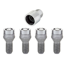 Load image into Gallery viewer, McGard Wheel Lock Bolt Set - 4pk. (Cone Seat) M12X1.5 / 21mm Hex / 18.2mm Shank Length - Chrome
